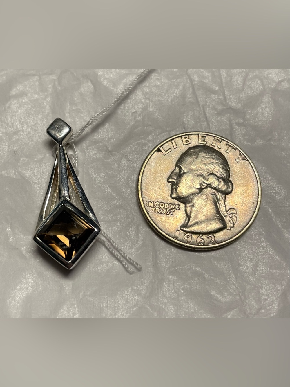Smoky quartz pendant